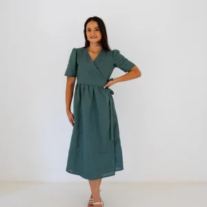 The Classic Gem Dress (Dark Green)