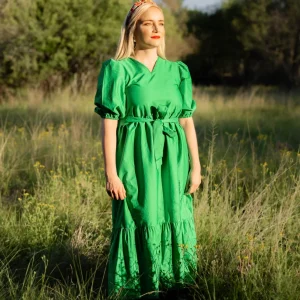 A Green Merry Dress