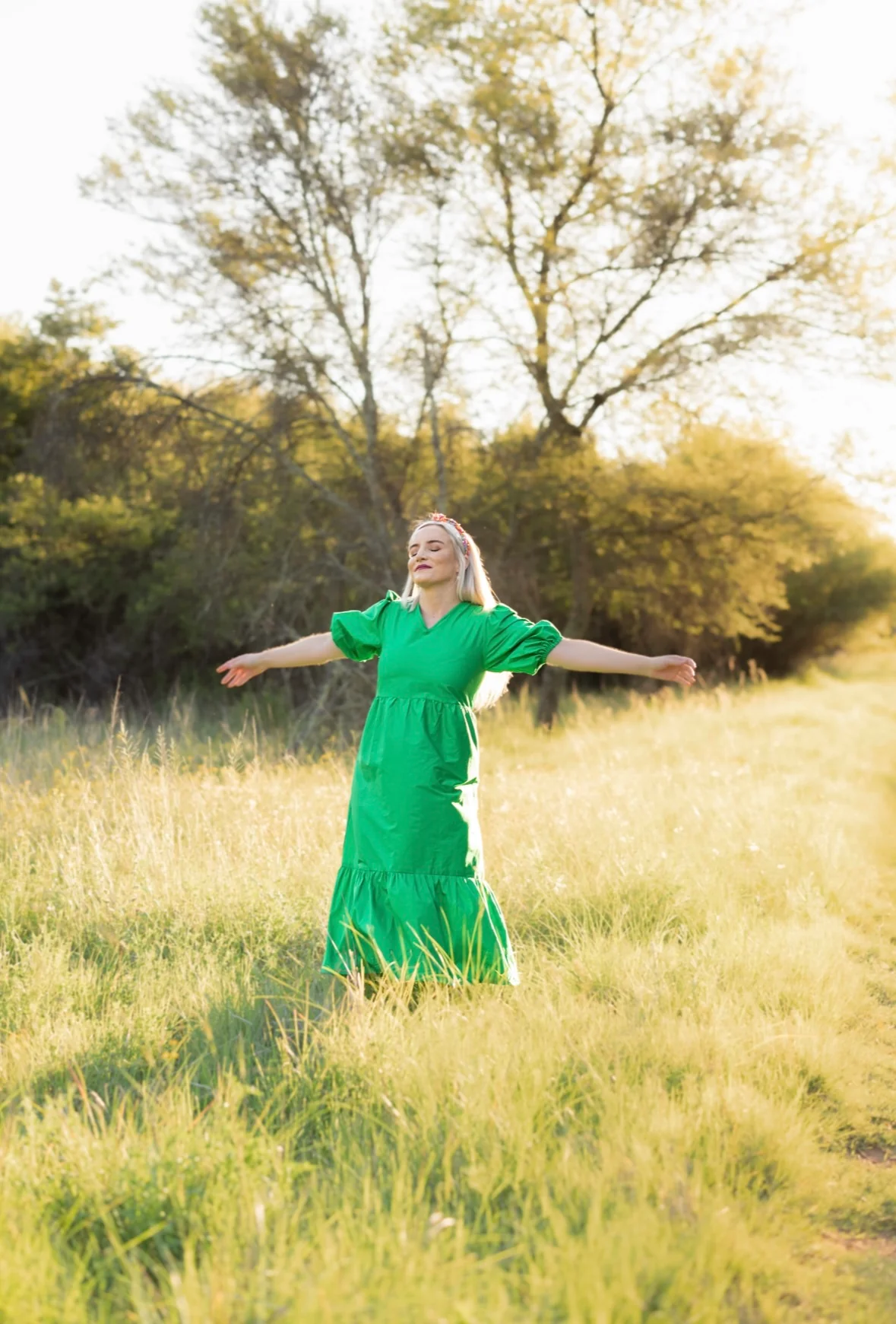 A Green Merry Dress