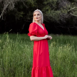 A Red Merry Dress