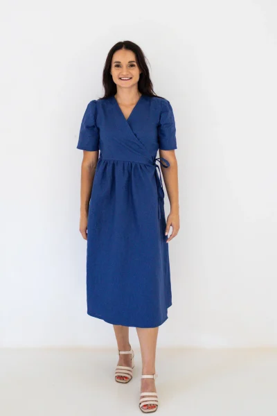 The Classic Gem Dress (Indigo Blue)