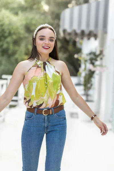 The Grace Halter Neck Top